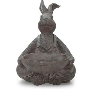 Adorable Bunny with Bowl Planter